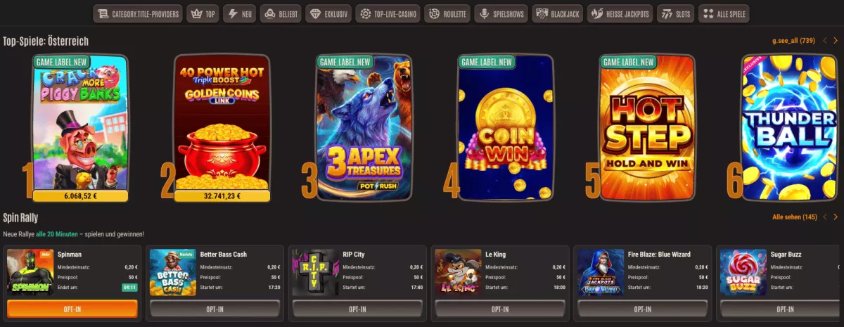 Neon54 Casino